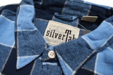 画像5: Levi's Silver Tab Flannel Shirt Navy/Sax リーバイス (5)
