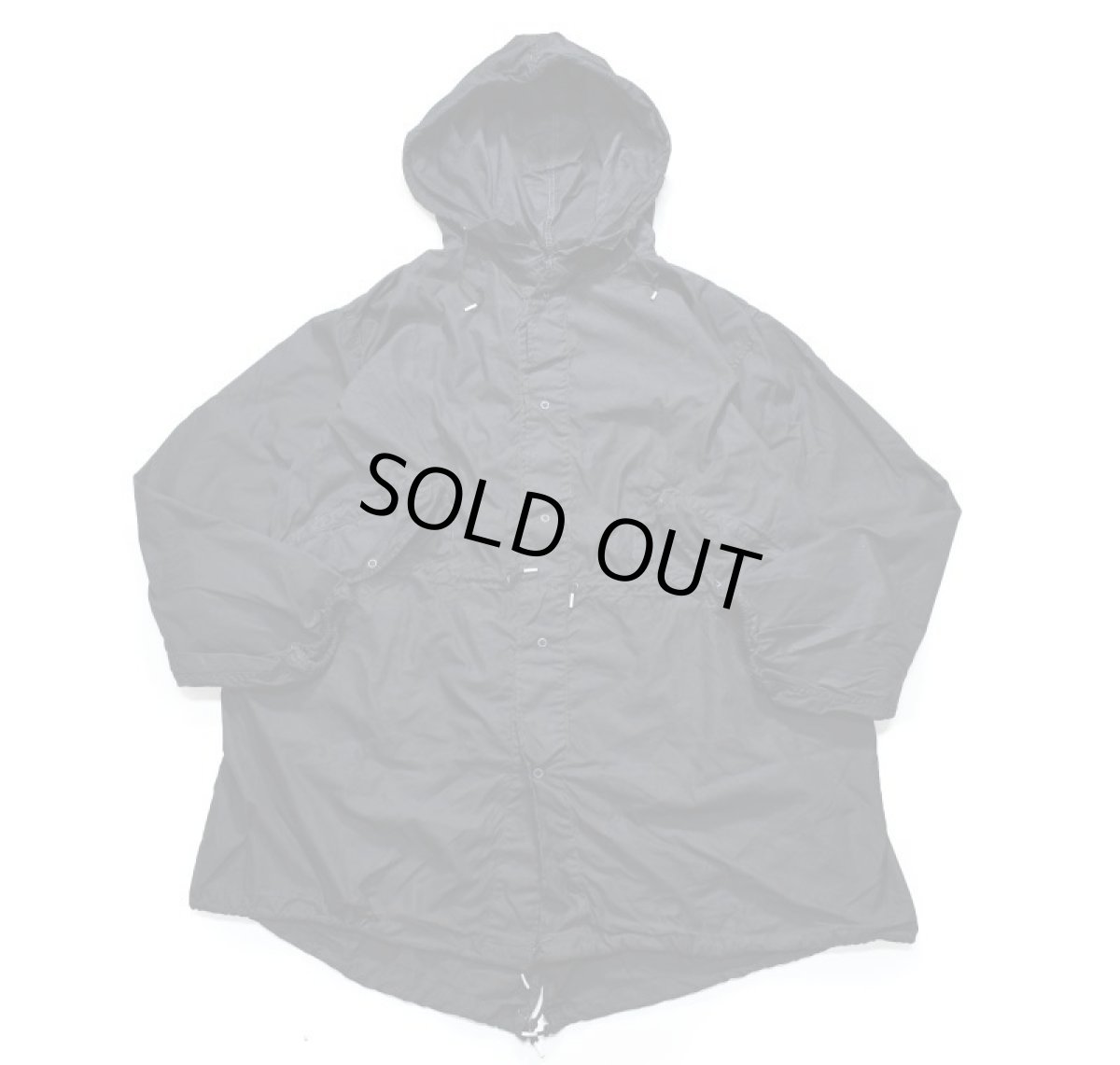 画像2: Deadstock US Army Snow Camo Parka Black Over Dye (2)