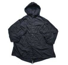 画像2: Deadstock US Army Snow Camo Parka Black Over Dye スノーパーカー (2)