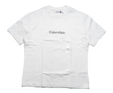 画像2: Calvin Klein S/S Logo T-shirt White カルバンクライン (2)