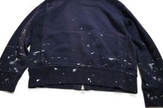 画像5: Used Ralph Lauren Painted Full Zip Sweat Shirt Navy ラルフローレン (5)