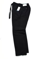 画像1: Cubavera Linen Brend Draw String Pants Black キューバベラ (1)