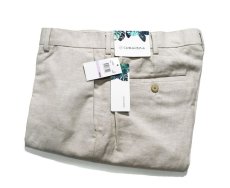 画像1: Cubavera Linen Slacks Pants Khaki キューバベラ (1)