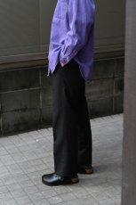 画像8: Cubavera Linen Slacks Pants Black キューバベラ (8)