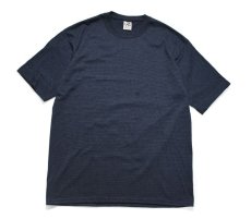 画像2: Cal Cru S/S Micro Border T-Shirt Navy カルクルー (2)