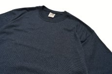 画像3: Cal Cru S/S Micro Border T-Shirt Navy カルクルー (3)