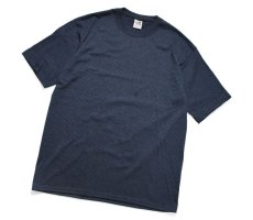 画像1: Cal Cru S/S Micro Border T-Shirt Navy カルクルー (1)