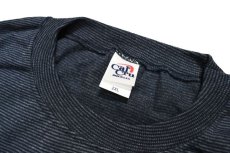 画像4: Cal Cru Oversized S/S Border T-Shirt Navy カルクルー (4)