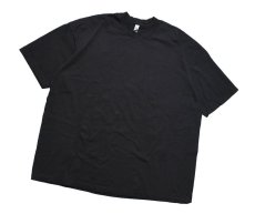 画像1: Los Angeles Apparel Big Size Garment Dye 6.5oz S/S Tee Black ロサンゼルス アパレル (1)