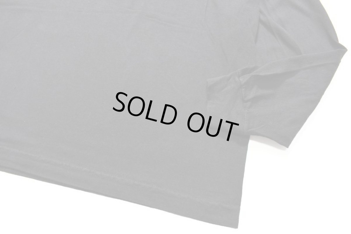 画像4: Los Angeles Apparel Garment Dye 6.5oz L/S Pocket Tee Black ロサンゼルス アパレル (4)