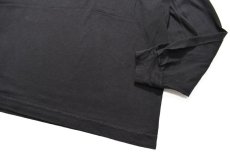 画像4: Los Angeles Apparel Garment Dye 6.5oz L/S Pocket Tee Black ロサンゼルス アパレル (4)