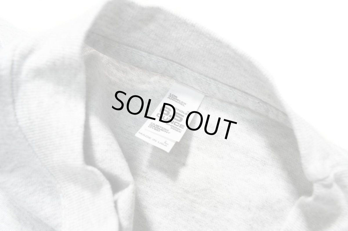 画像4: Los Angeles Apparel Garment Dye 6.5oz S/S Tee Ash ロサンゼルス アパレル (4)