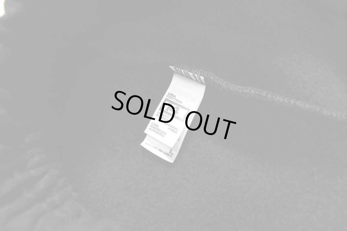 画像5: Los Angeles Apparel 14oz Heavyweight Sweat Shorts Black ロサンゼルス アパレル (5)