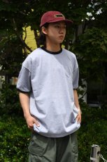 画像5: Bayside Heavy Weight Ringer T-Shirt Dark Ash/Navy ベイサイド (5)