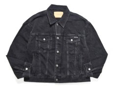 画像2: Calvin Klein Trucker Jacket Black Wash カルバンクライン (2)