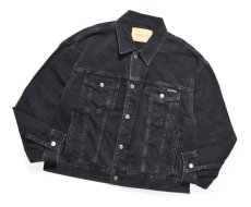 画像1: Calvin Klein Trucker Jacket Black Wash カルバンクライン (1)