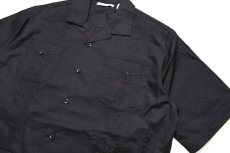 画像3: Cubavera Short Sleeve Guayabera Shirt Black キューバベラ (3)