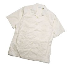 画像1: Cubavera Short Sleeve Guayabera Shirt Ivory キューバベラ (1)