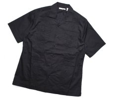 画像1: Cubavera Short Sleeve Guayabera Shirt Black キューバベラ (1)