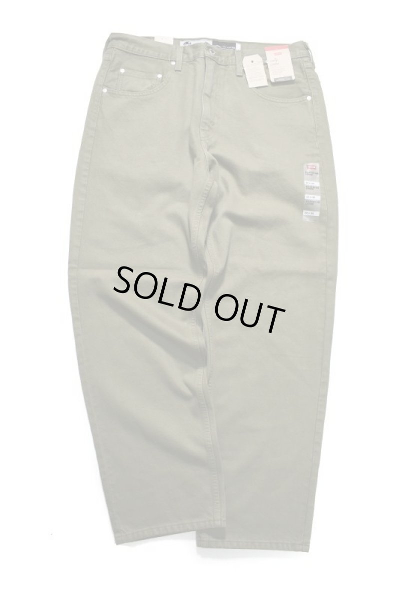 画像2: Levi's Silver Tab Loose Fit Denim Pants Olive リーバイス (2)