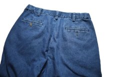 画像4: Used Haggar Tuck Denim Trouser (4)