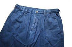 画像2: Used Haggar Tuck Denim Trouser (2)