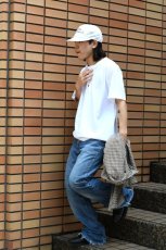 画像5: Cal Cru 3Button S/S Henley T-Shirt White カルクルー (5)