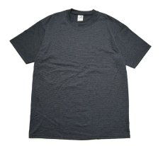 画像2: Cal Cru S/S Micro Border T-Shirt Black カルクルー (2)