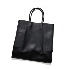 画像1: made in ASAKUSA Leather Kami Bukuro Black (1)