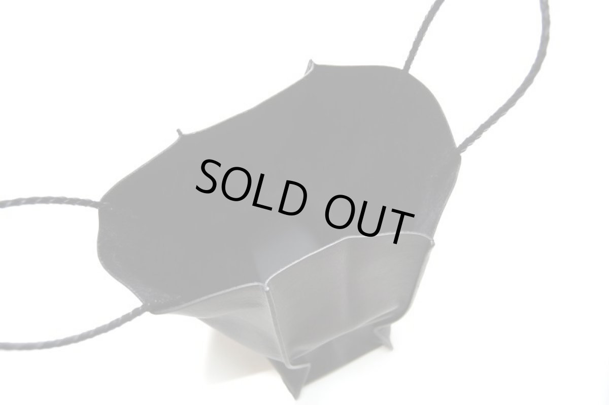 画像3: made in ASAKUSA Leather Kami Bukuro Black (3)