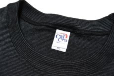 画像4: Cal Cru Oversized S/S Border T-Shirt Black カルクルー (4)