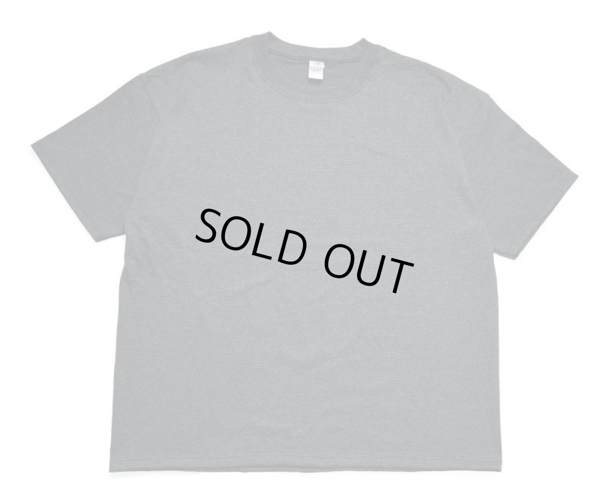 画像2: Cal Cru Oversized S/S Border T-Shirt Black カルクルー (2)