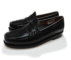 画像1: G.H.Bass Larson Penny Loafer Black バス ペニーローファー (1)