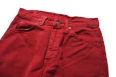 画像2: Used Levi's 555 Red overdye Denim Pants made in USA リーバイス デニムパンツ 　 (2)