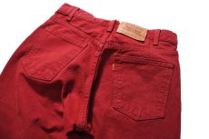 画像4: Used Levi's 555 Red overdye Denim Pants made in USA リーバイス デニムパンツ 　 (4)