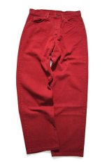 画像1: Used Levi's 555 Red overdye Denim Pants made in USA リーバイス デニムパンツ 　 (1)
