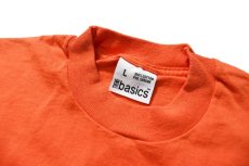 画像3: Used Trend Basics Blank S/S Pocket Tee Orange made in USA (3)