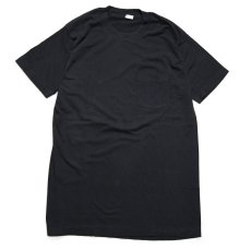 画像1: Used BVD Blank S/S Pocket Tee Black (1)