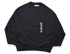 画像2: Calvin Klein Crew Neck Sweat Shirt Black カルバンクライン (2)