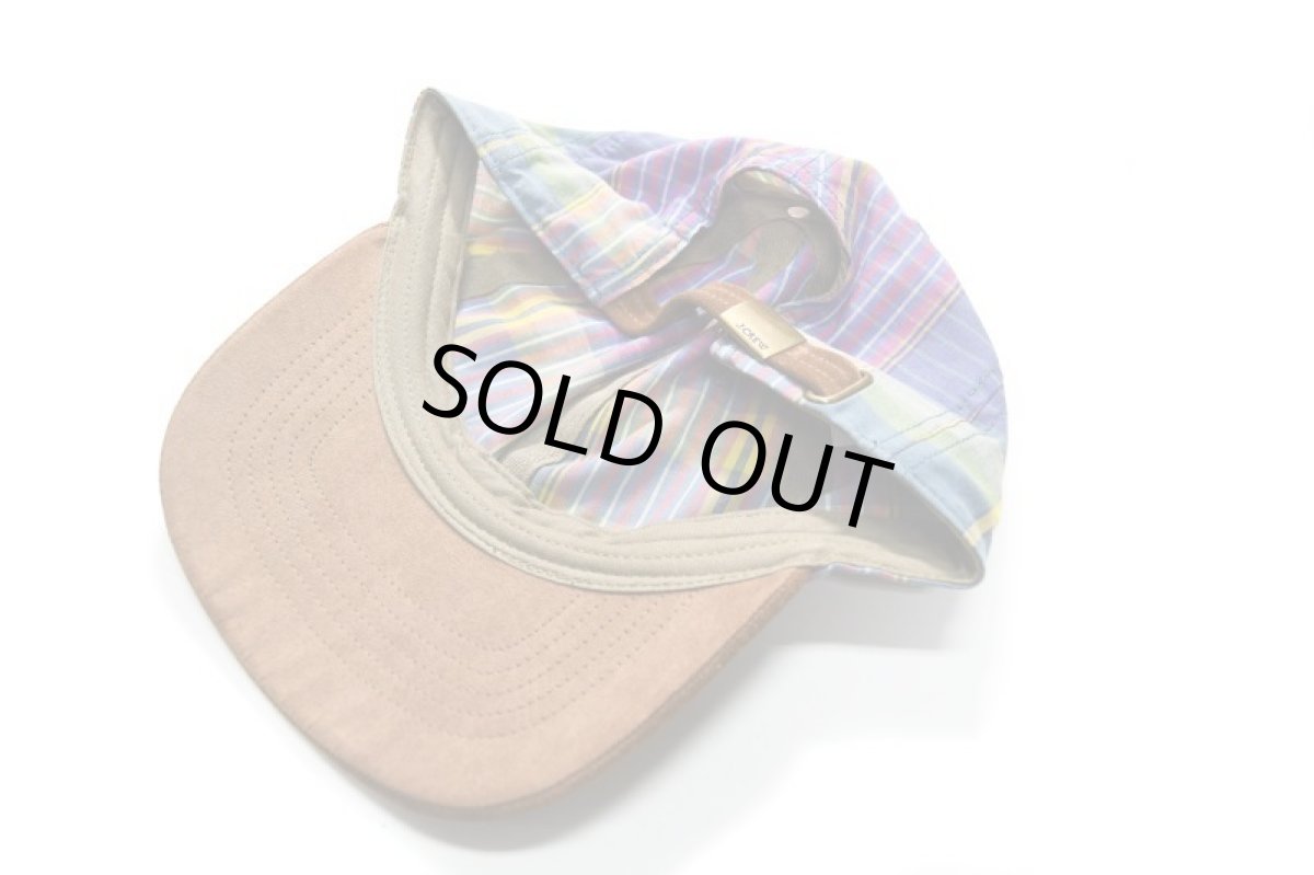 画像3: J.Crew Plaid Baseball Cap Suede Brim Baltic Coast Madras (3)