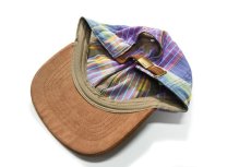 画像3: J.Crew Plaid Baseball Cap Suede Brim Baltic Coast Madras (3)