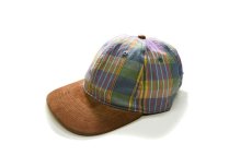 画像2: J.Crew Plaid Baseball Cap Suede Brim Baltic Coast Madras (2)