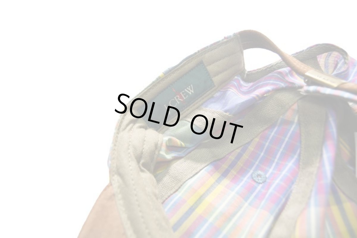 画像5: J.Crew Plaid Baseball Cap Suede Brim Baltic Coast Madras (5)