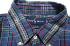 画像4: Used Ralph Lauren Plaid Pattern L/S Shirt "Blake" ラルフローレン (4)