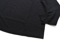 画像4: Los Angeles Apparel Garment Dye 6.5oz L/S T-Shirt Black ロサンゼルスアパレル (4)