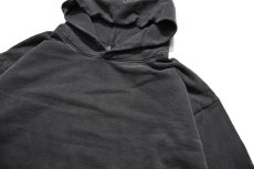 画像2: Los Angeles Apparel 14oz Sweat Hooded Pullover Vintage Black ロサンゼルスアパレル (2)