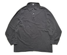 画像4: Los Angeles Apparel 6.5oz L/S Polo T-Shirt ロサンゼルス アパレル (4)