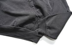 画像3: Los Angeles Apparel 14oz Sweat Hooded Pullover Vintage Black ロサンゼルスアパレル (3)