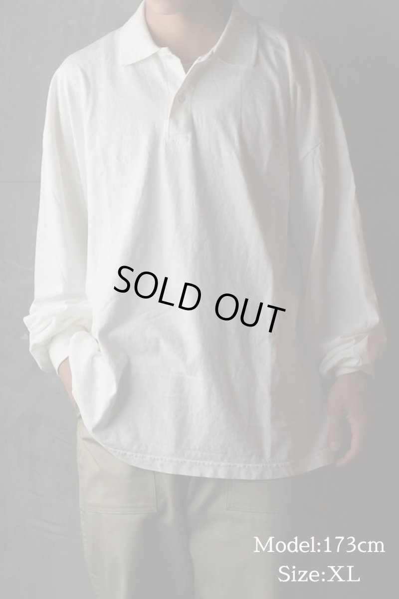 画像9: Los Angeles Apparel 6.5oz L/S Polo T-Shirt ロサンゼルス アパレル (9)