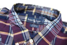 画像4: Used Ralph Lauren Plaid Pattern L/S Shirt "Mcmeel" ラルフローレン (4)